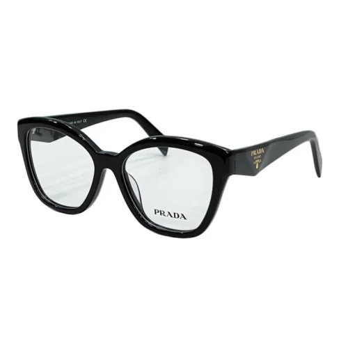 Оправа для очков Prada Rounded Square Form And Logo On Temples "Black"