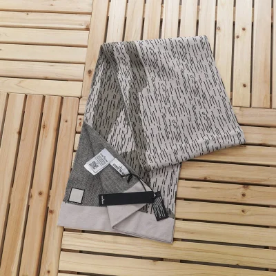 Шарф Stone Island Knitted Logo Patched "Grey" фото № 3