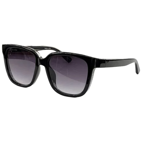 Солнцезащитные очки Balenciaga White Logo Inscription On Frame Side "Black/Violet"