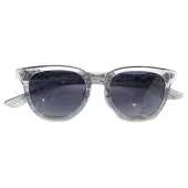 Солнцезащитные очки Chrome Hearts Temples Decorated By Patterns And Frame Decorated By Logo "Gray"