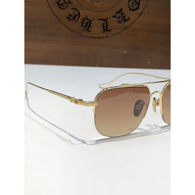 Солнцезащитные очки Chrome Hearts Lenses Connect By Top Line "Brown" фото № 2 Солнцезащитные очки Chrome Hearts Lenses Connect By Top Line "Brown" фото № 2