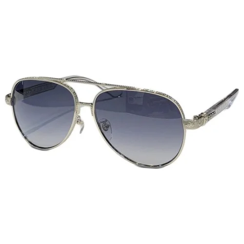 Солнцезащитные очки Chrome Hearts Frame With Patterns "Gray/Silver"