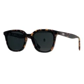 Солнцезащитные очки Gentle Monster Teardrop With Logo On Temples "Black/Brown"