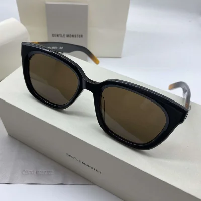 Солнцезащитные очки Gentle Monster Temples Decorated By Symbol "Brown/Black" фото № 2