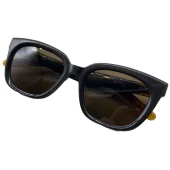 Солнцезащитные очки Gentle Monster Temples Decorated By Symbol "Brown/Black"