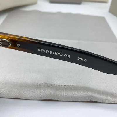 Солнцезащитные очки Gentle Monster Temples Decorated By Symbol "Brown/Black" фото № 5