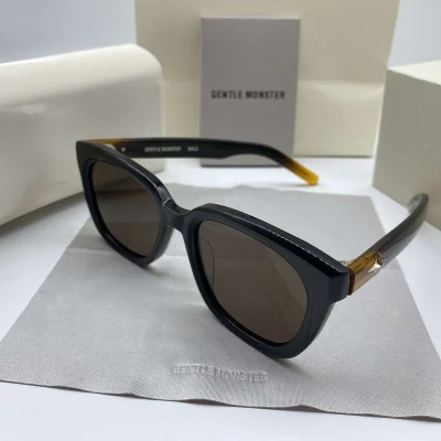 Солнцезащитные очки Gentle Monster Temples Decorated By Symbol "Brown/Black" фото № 8