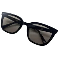 Солнцезащитные очки Gentle Monster Temples Decorated By Two Ovals And Dots "Black"