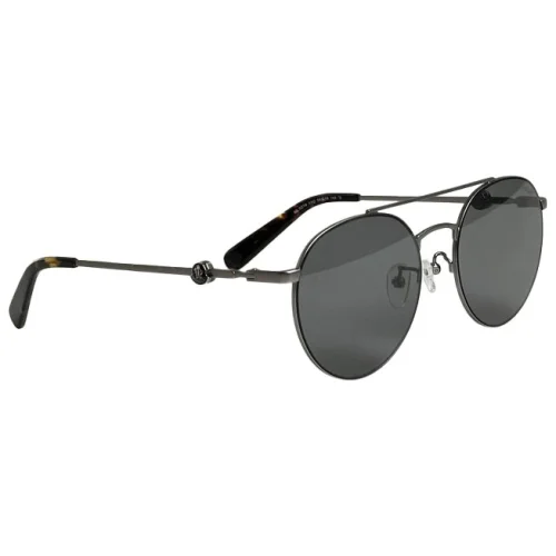 Солнцезащитные очки Moncler Rounded Shaped And Thin Frame "Gray/Silver"