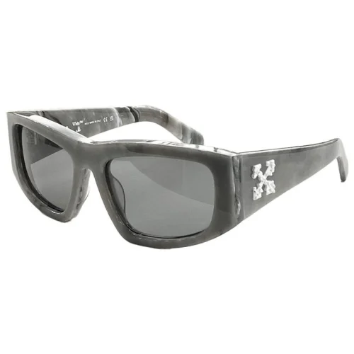 Солнцезащитные очки Off White Temples Decorated By Arrows "Gray"