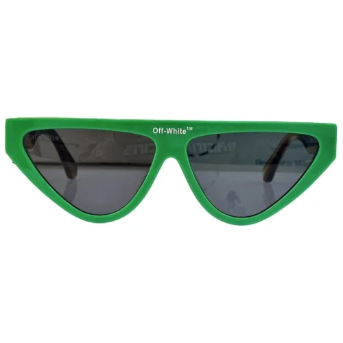 Солнцезащитные очки Off White Front Middle Inscription "Green"