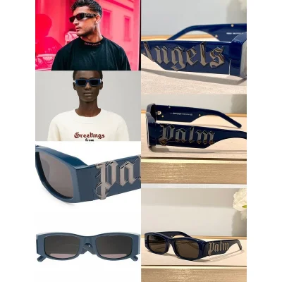 Солнцезащитные очки Palm Angels With Inscription On Temples "Blue" фото № 2 Солнцезащитные очки Palm Angels With Inscription On Temples "Blue" фото № 2