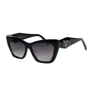Солнцезащитные очки Prada Cat Eye Shaped With Logo "Black/Silver"