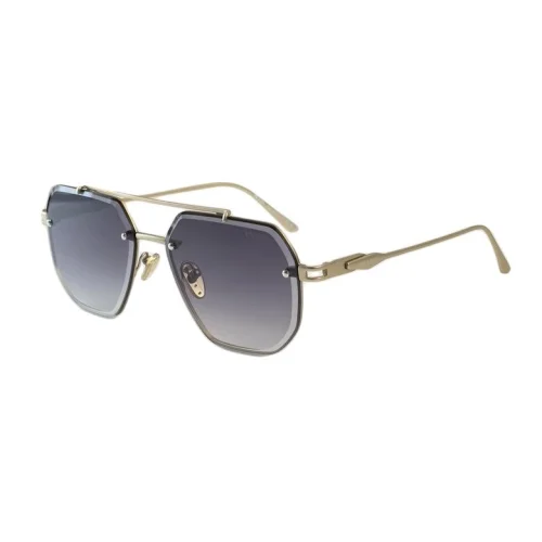 Солнцезащитные очки Prada Inscription On Lens "Gray/Gold"