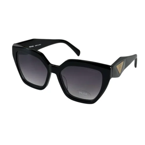 Солнцезащитные очки Prada Logo In Triangle On Side "Black/Gray"