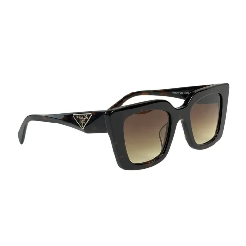 Солнцезащитные очки Prada Frame Decorated By Logo Two Side "Brown/Yellow"