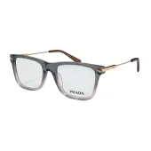Оправа для очков Prada Square Frame With Thin Temples "Gray/White"