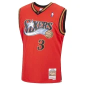 Баскетбольная Джерси Mitchell And Ness Philadelphia 76ers №3 Allen Iverson "Red"