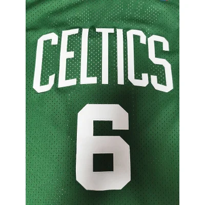 Баскетбольная Джерси NBA Boston Celtics №6 Bill Russell "Green" фото № 4