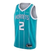 Баскетбольная Джерси NBA Charlotte Hornets 21-22 №2 LaMelo Ball "Turquoise"