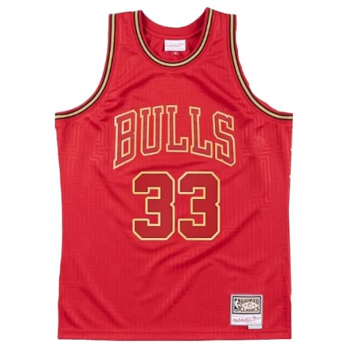 Баскетбольная Джерси NBA Chicago Bulls №33 Scottie Pippen "Red"