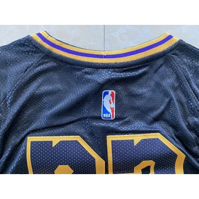 Баскетбольная Джерси Nike Los Angeles Lakers 20 №23 LeBron James "Blue/Black" фото № 5