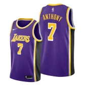 Баскетбольная Джерси Nike Los Angeles Lakers №7 Carmelo Anthony "Violet"