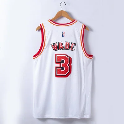 Баскетбольная Джерси Nike Miami Heat 22-23 №3 Dwyane Wade "White" фото № 2
