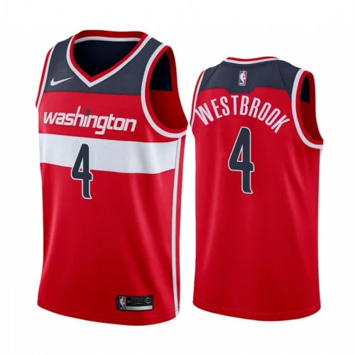 Баскетбольная Джерси Nike Washington Wizards 2021 №4 Russell Westbrook "Red"