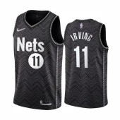 Баскетбольная Джерси Nike Brooklyn Nets 21 №11 Kyrie Irving "Black"