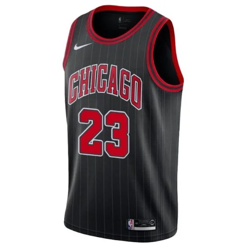 Баскетбольная Джерси Nike Chicago Bulls 19-20 №23 Michael Jordan "Black"