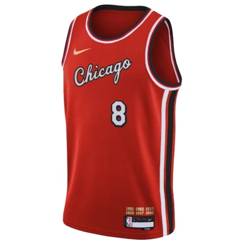 Баскетбольная Джерси Nike Chicago Bulls 21-22 №8 Zach LaVine "Red"