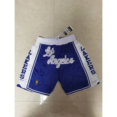 Баскетбольные Шорты Just Don Los Angeles Lakers "Blue" фото № 4