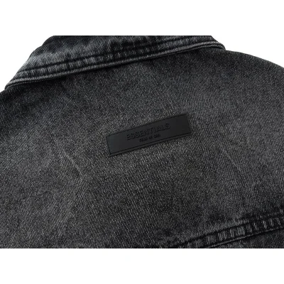 Джинсовая Куртка Fear Of God Cotton "Black/Gray" фото № 3