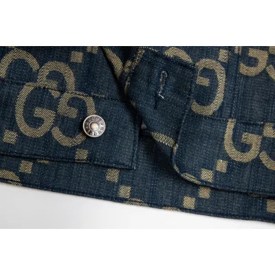 Куртка Gucci Stylish Jeans "Gray" фото № 6