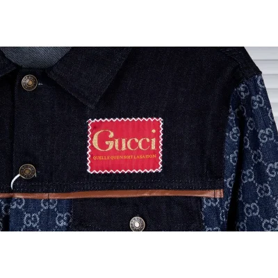 Джинсовая Куртка Gucci With Red Logo Patch "Blue" фото № 5 Джинсовая Куртка Gucci With Red Logo Patch "Blue" фото № 5