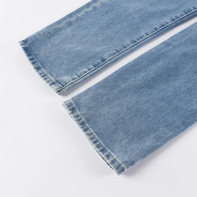 Джинсы Burberry Horseman Embroidery "Blue" фото № 7