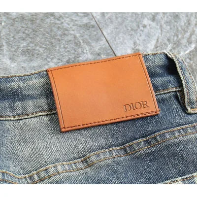 Джинсы Christian Dior Brown Backside Stripe Dior "Blue" фото № 7