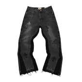 Джинсы Chrome Hearts x Gallery Dept Black Cross "Black"