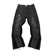 Джинсы Chrome Hearts x Gallery Dept Black Cross "Black"