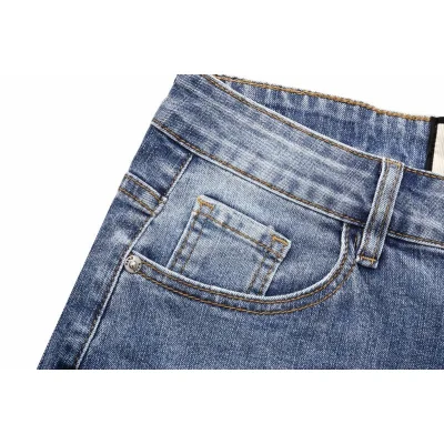 Джинсы Gucci With Logo Print On The Pocket "Blue" фото № 7