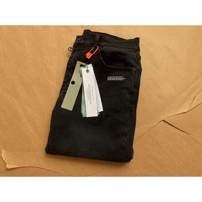 Джинсы Off White With A White Inscription From The Designer "Black" фото № 6 Джинсы Off White With A White Inscription From The Designer "Black" фото № 6