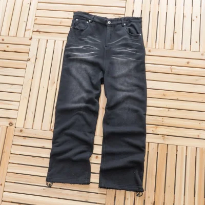 Джинсы Project G/R Scratched Gachins "Black" фото № 2