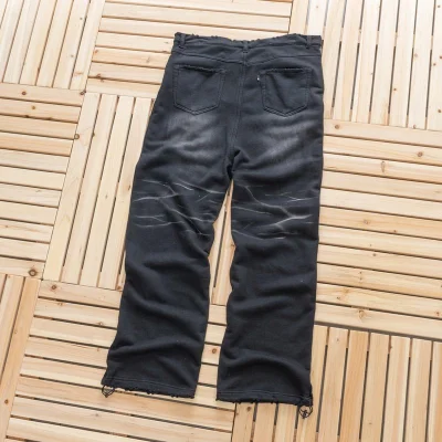 Джинсы Project G/R Scratched Gachins "Black" фото № 6