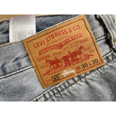 Джинсы Stussy With Stamp "Blue/Gray" фото № 3