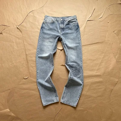 Джинсы Stussy With Stamp "Blue/Gray" фото № 6