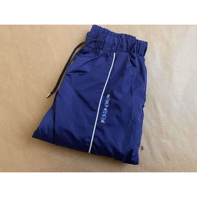 Штаны ADER Error X Maison Kitsune "Blue/Green" фото № 6