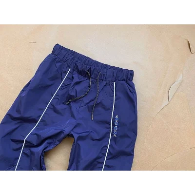 Штаны ADER Error X Maison Kitsune "Blue/Green" фото № 8