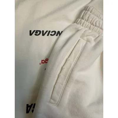 Штаны Balenciaga With Logos "White" фото № 2 Штаны Balenciaga With Logos "White" фото № 2