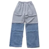 Штаны Balenciaga Patched Color Panels "Grey"